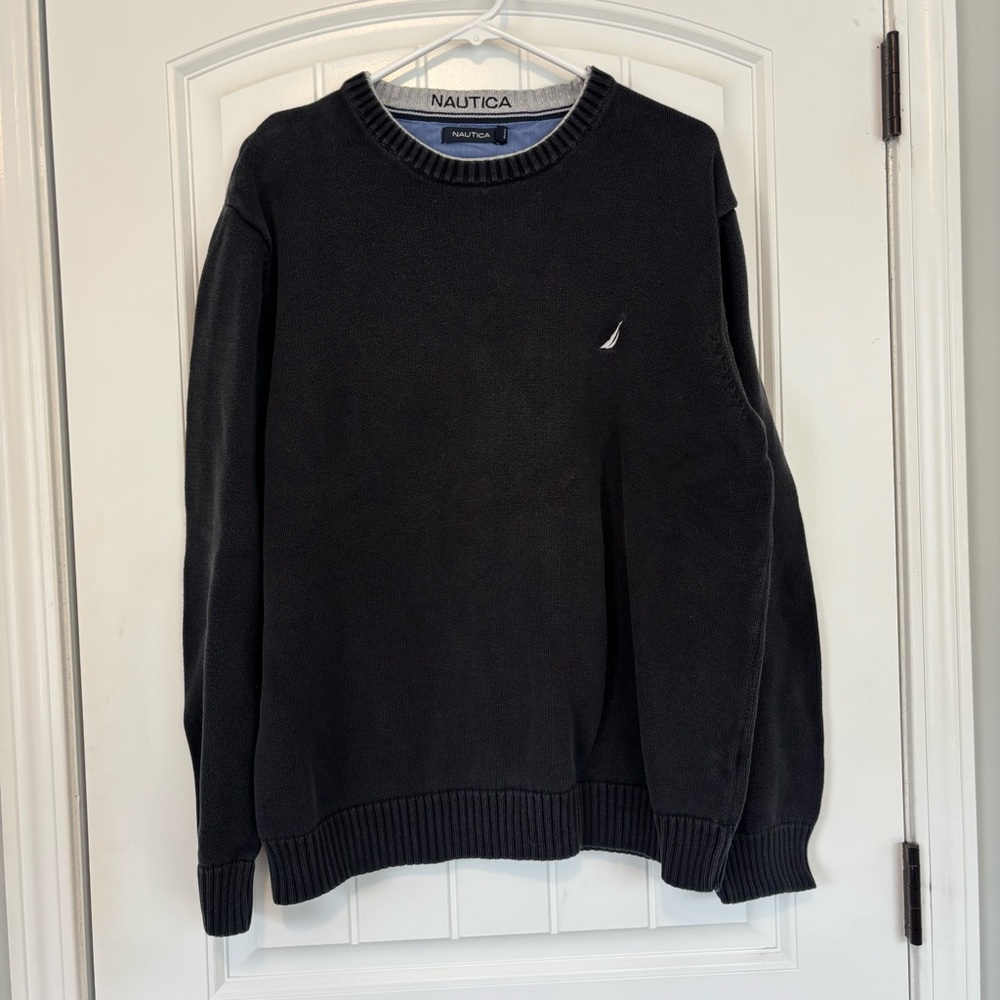 Nautica Men's Dark Blue Crewneck Sweater Size XXL